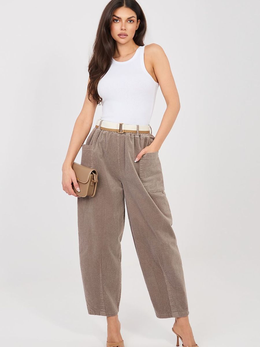  corduroy trousers model 225097 Rue Paris 