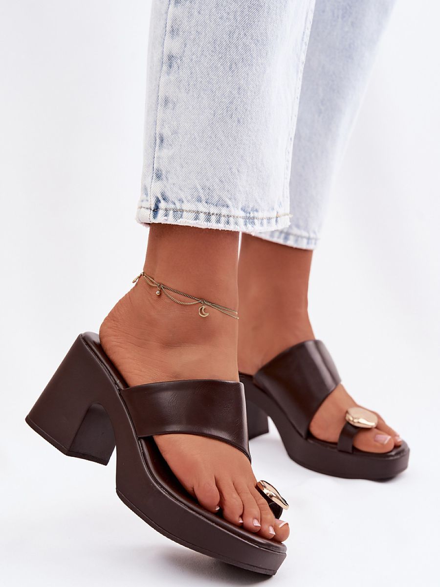  Heeled sandals model 225376 Step in style 