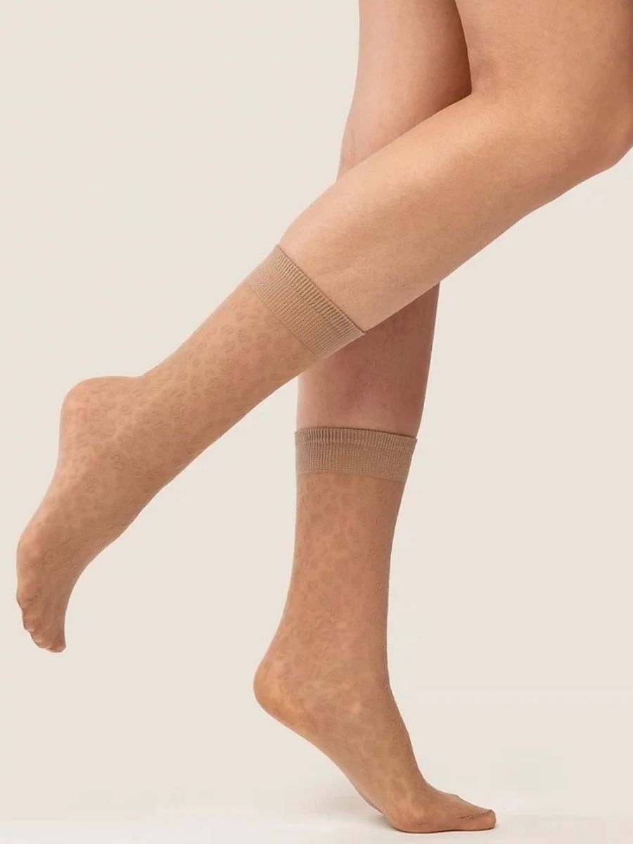 Socks Transparente Beige