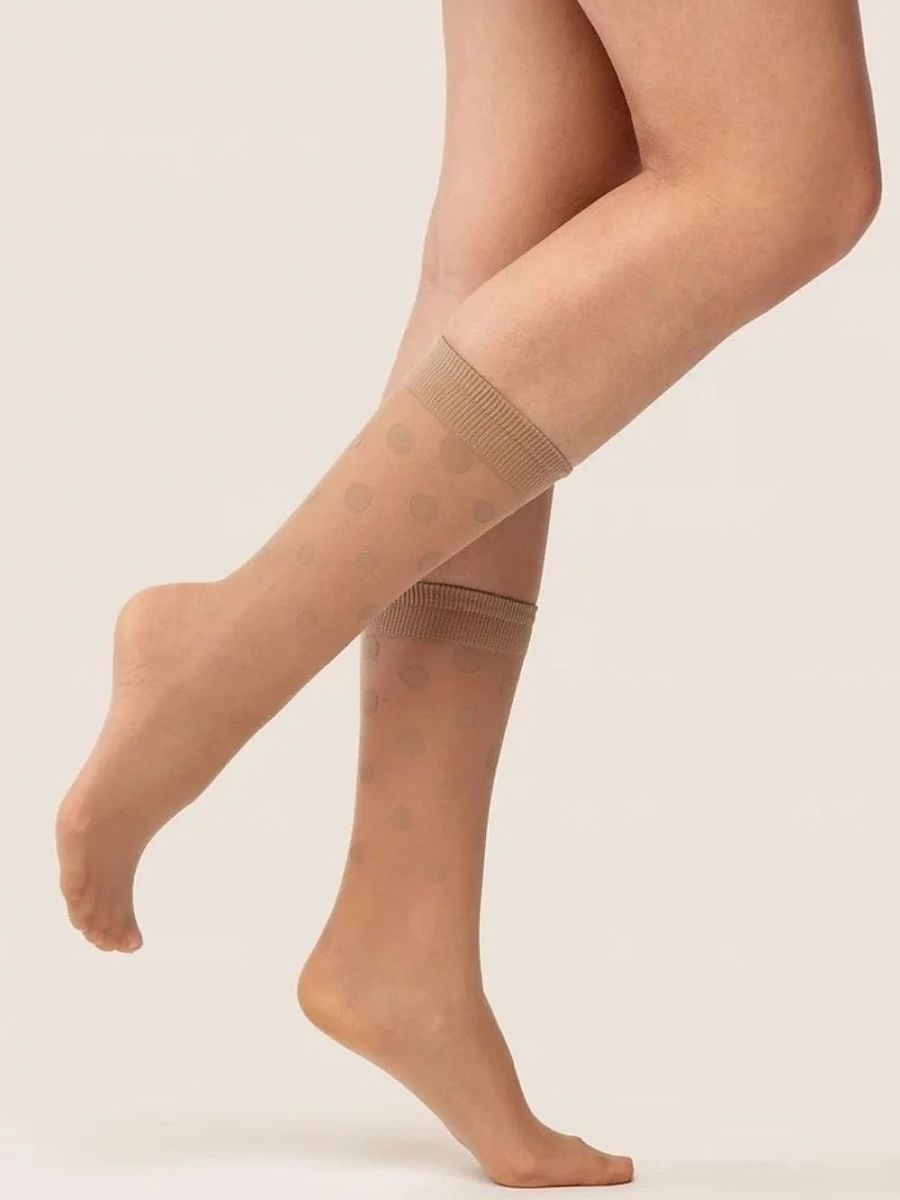Socks Transparente Beige