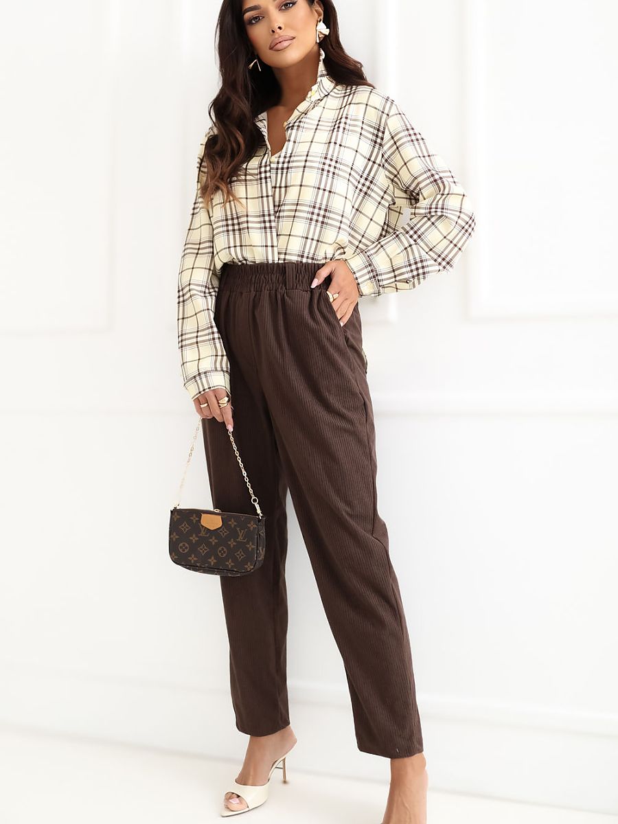  corduroy trousers model 226966 Rue Paris 