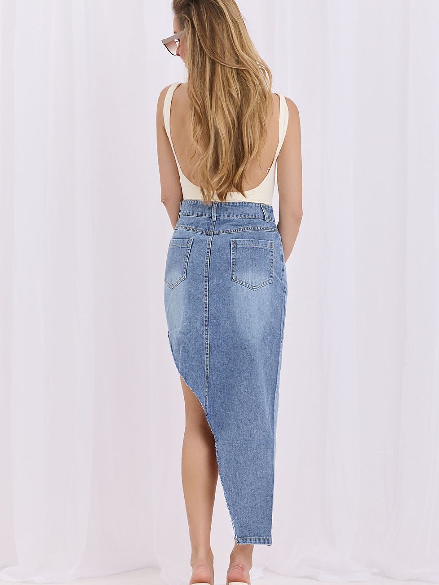  denim skirt model 228026 Factory Price 