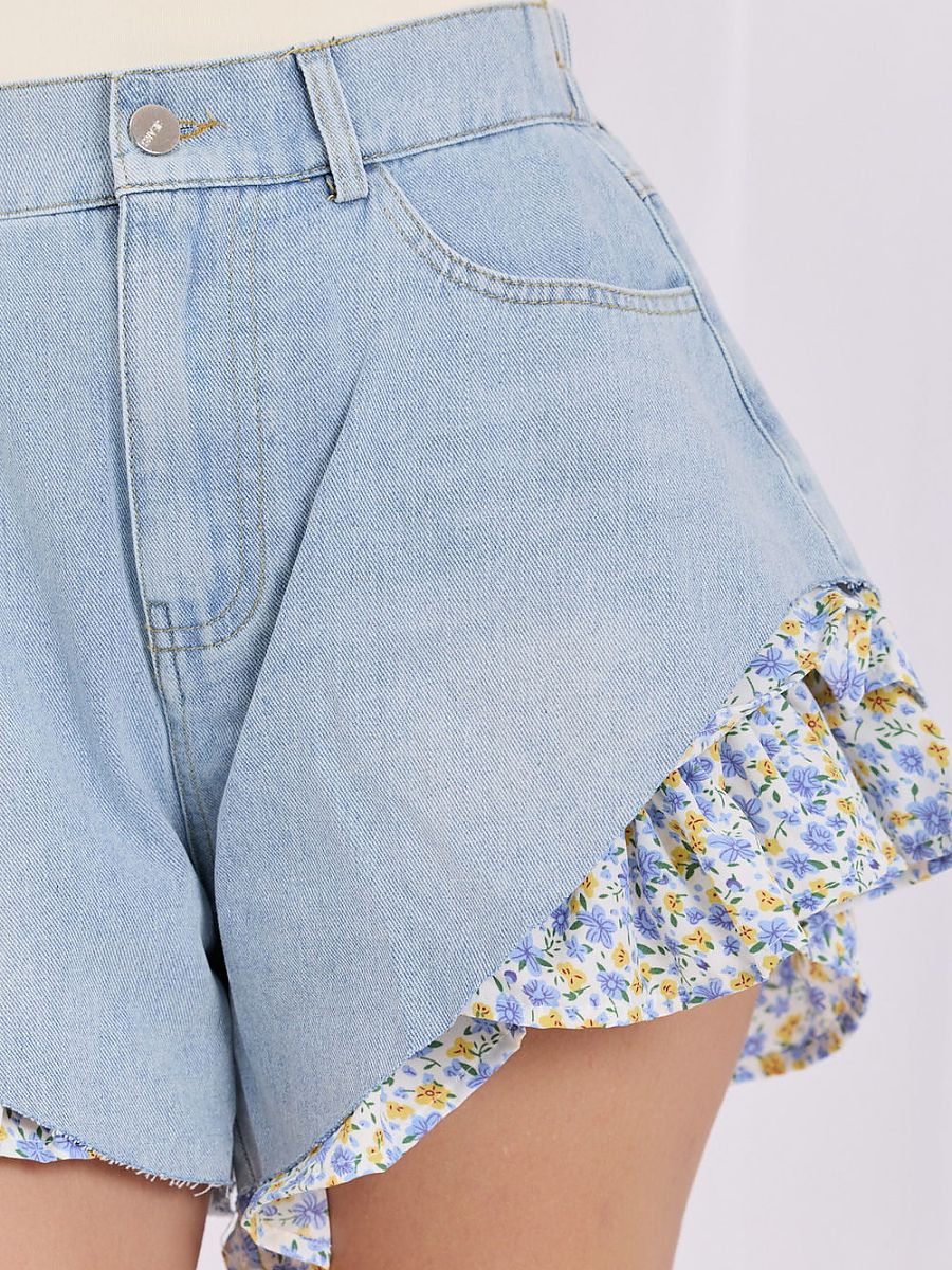  Denim shorts model 228033 Factory Price 