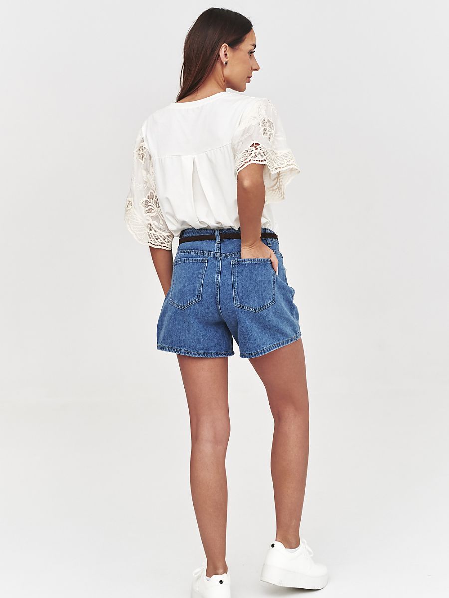  Denim shorts model 228292 Makadamia 