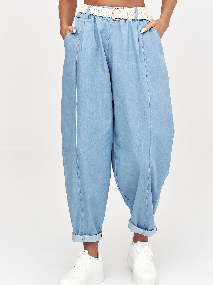  Women trousers model 228293 Makadamia 