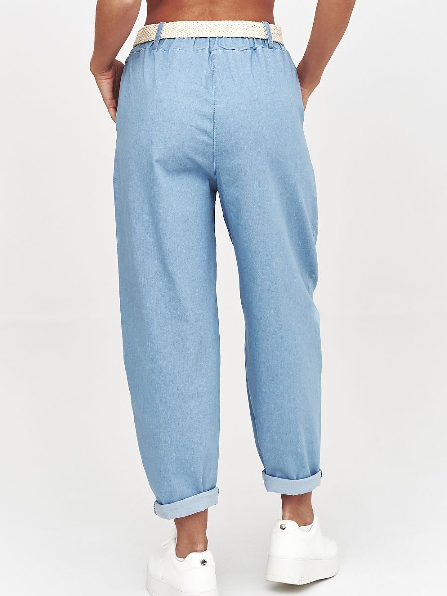  Women trousers model 228293 Makadamia 