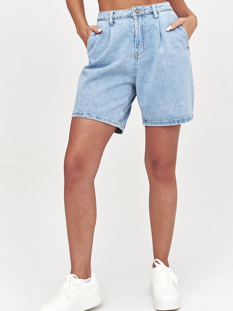  Denim shorts model 228315 Makadamia 