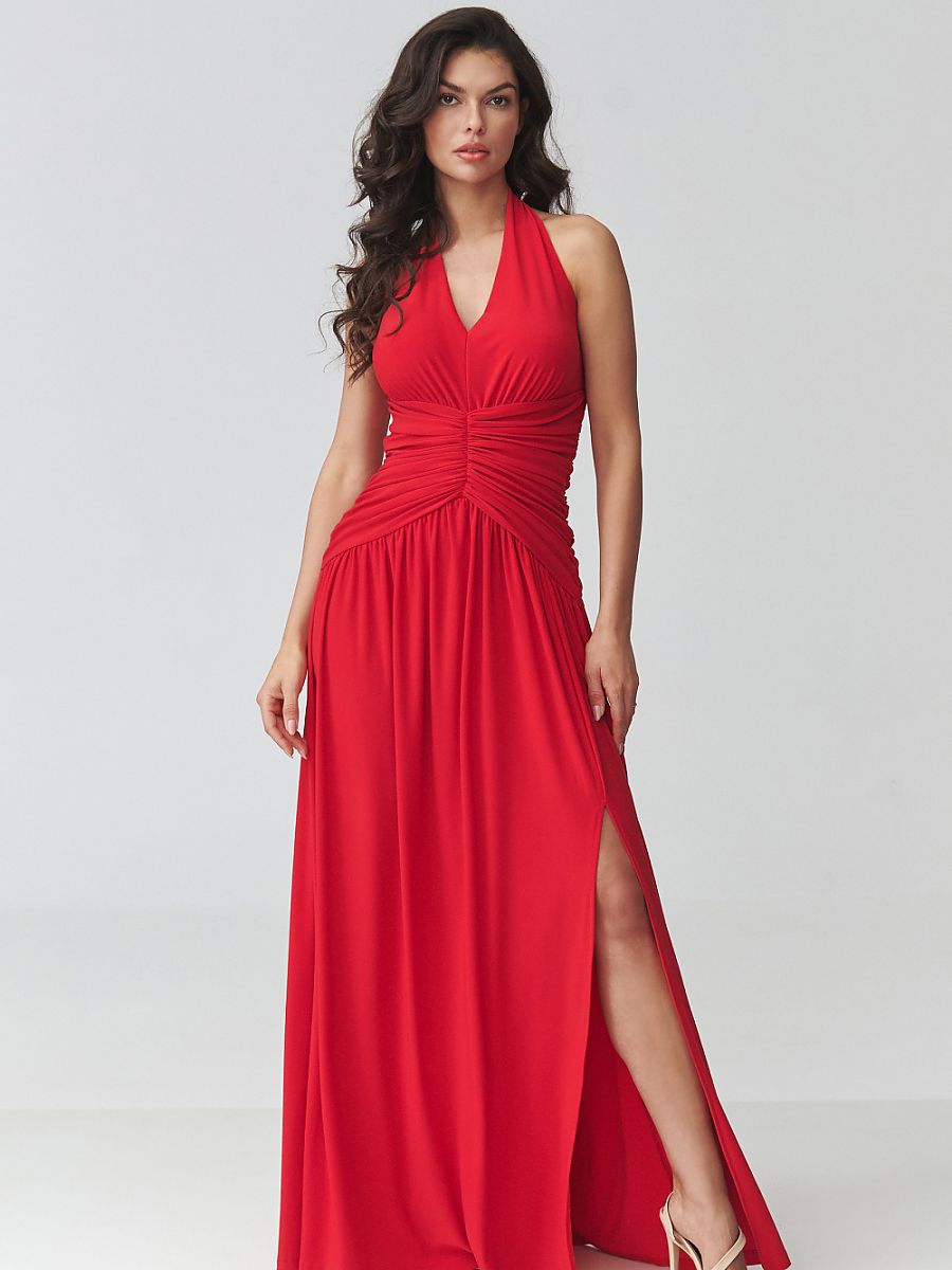  Long dress model 228321 Makadamia 