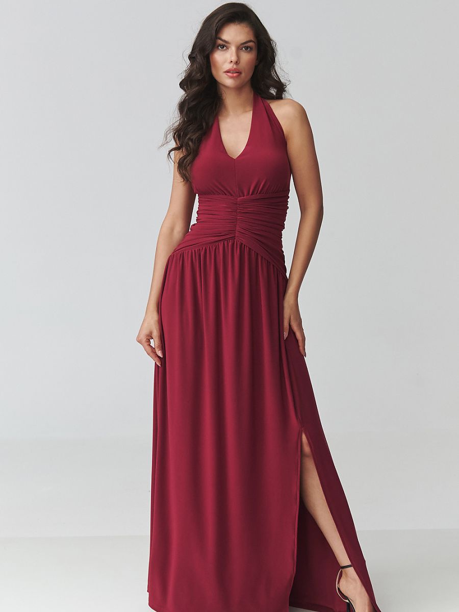  Long dress model 228324 Makadamia 