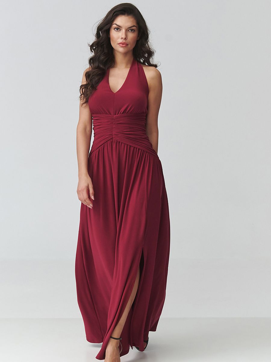  Long dress model 228324 Makadamia 