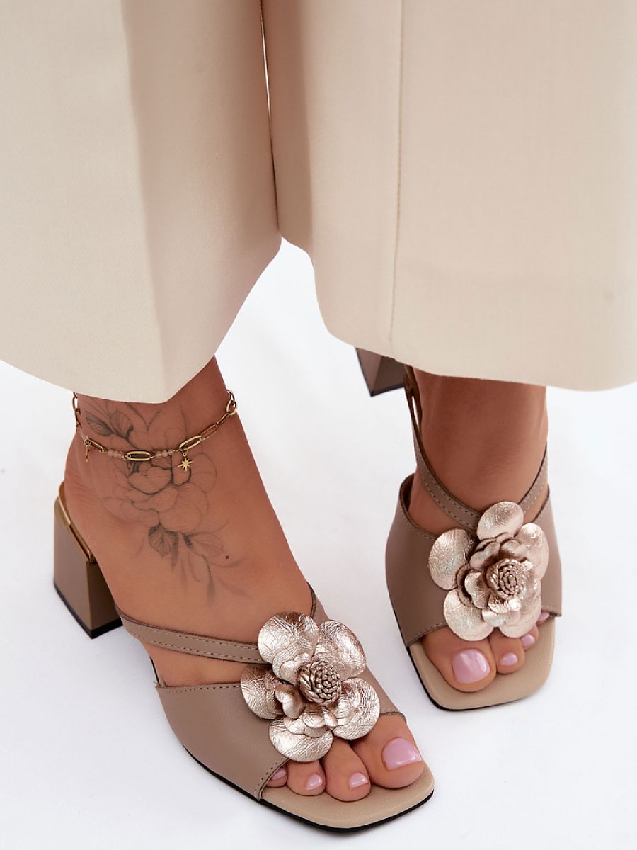 Heeled sandals model 228378 Step in style 