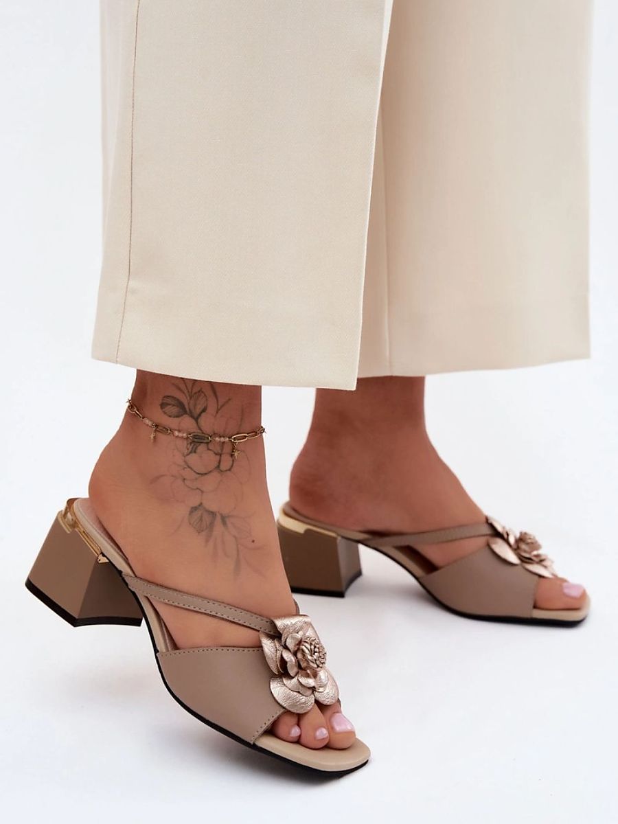  Heeled sandals model 228378 Step in style 
