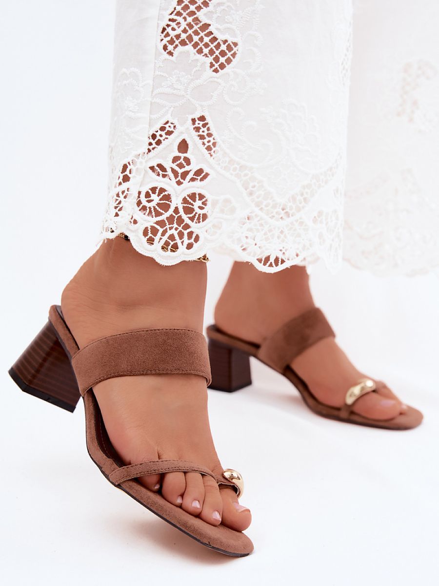  Heeled sandals model 228978 Step in style 