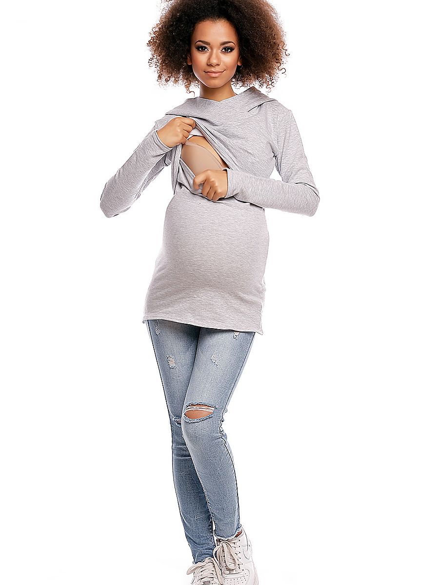  Maternity sweatshirt model 84459 PeeKaBoo 