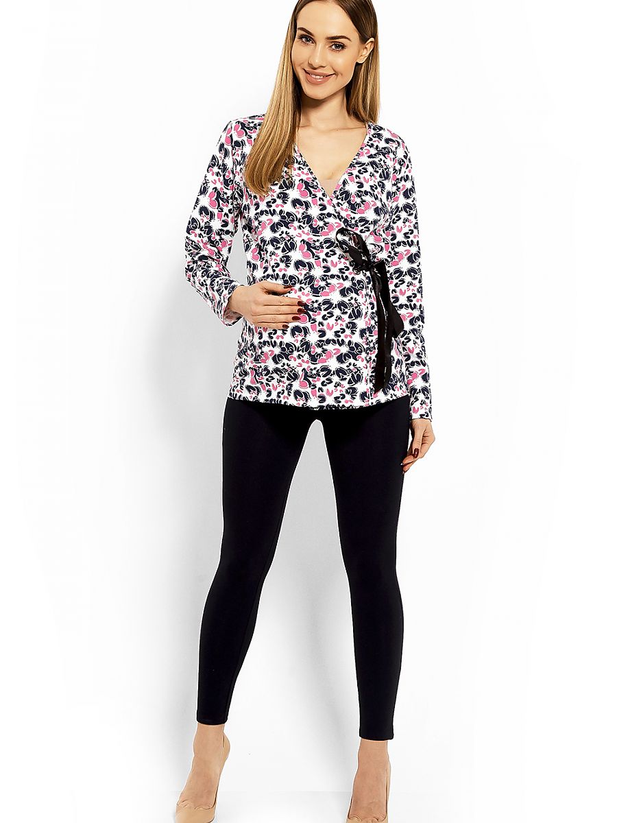  Maternity blouse model 113243 PeeKaBoo 