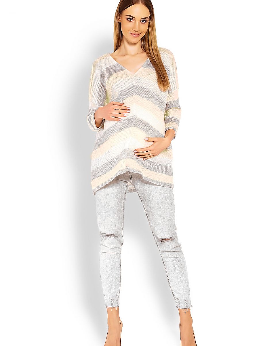  Pregnancy sweater model 114523 PeeKaBoo 