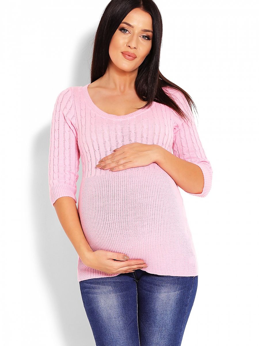  Pregnancy sweater model 123420 PeeKaBoo 