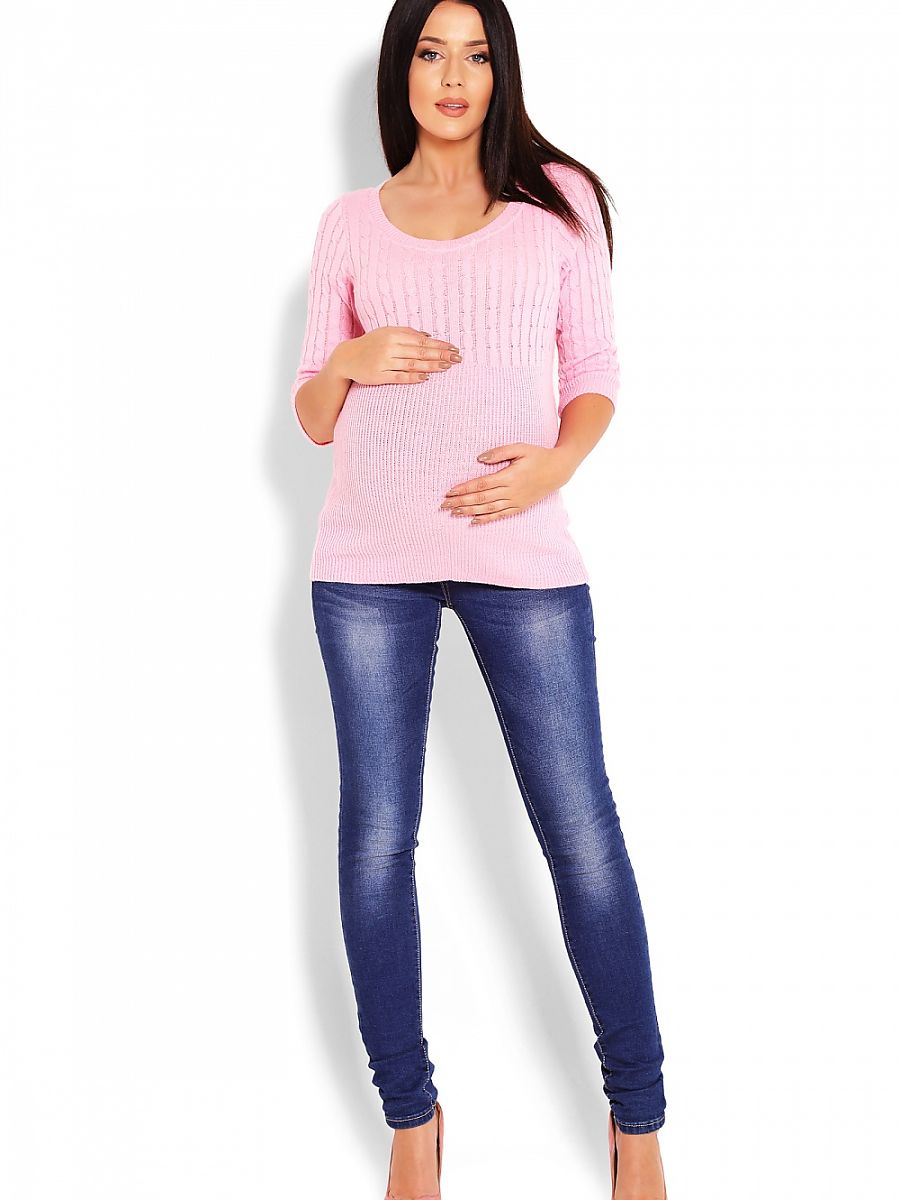  Pregnancy sweater model 123420 PeeKaBoo 