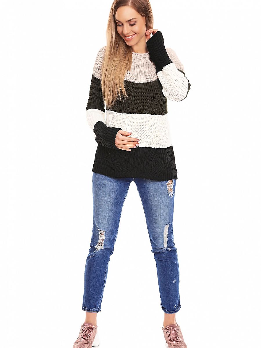  Pregnancy sweater model 132018 PeeKaBoo 