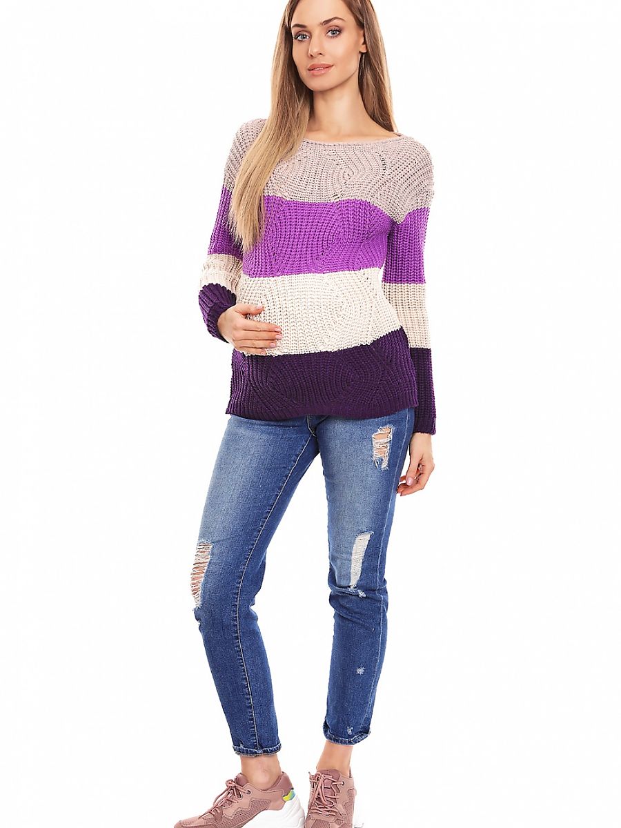  Pregnancy sweater model 132023 PeeKaBoo 
