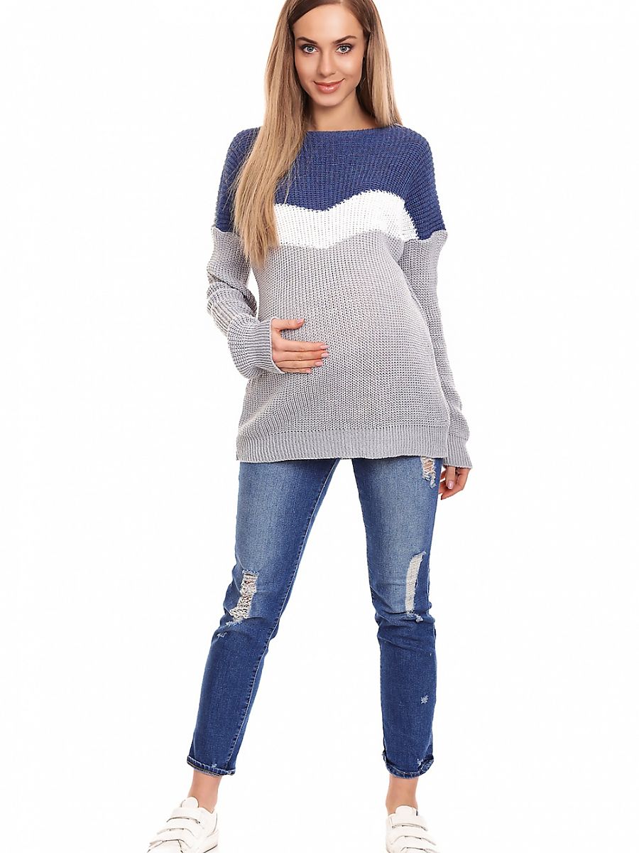  Pregnancy sweater model 132024 PeeKaBoo 