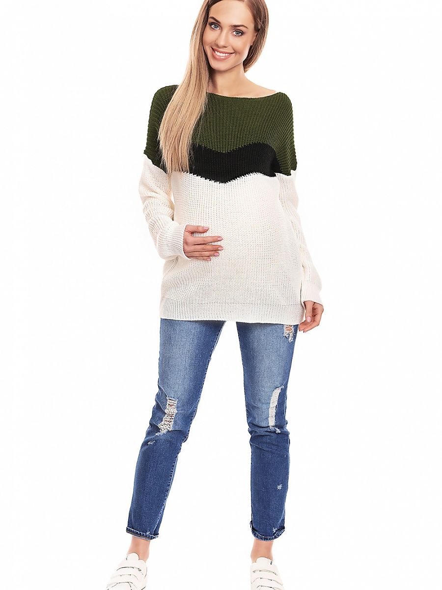  Pregnancy sweater model 132026 PeeKaBoo 
