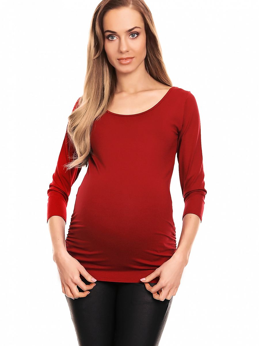  Maternity blouse model 133326 PeeKaBoo 