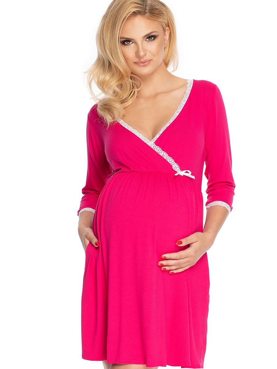  maternity nightgown model 147508 PeeKaBoo 