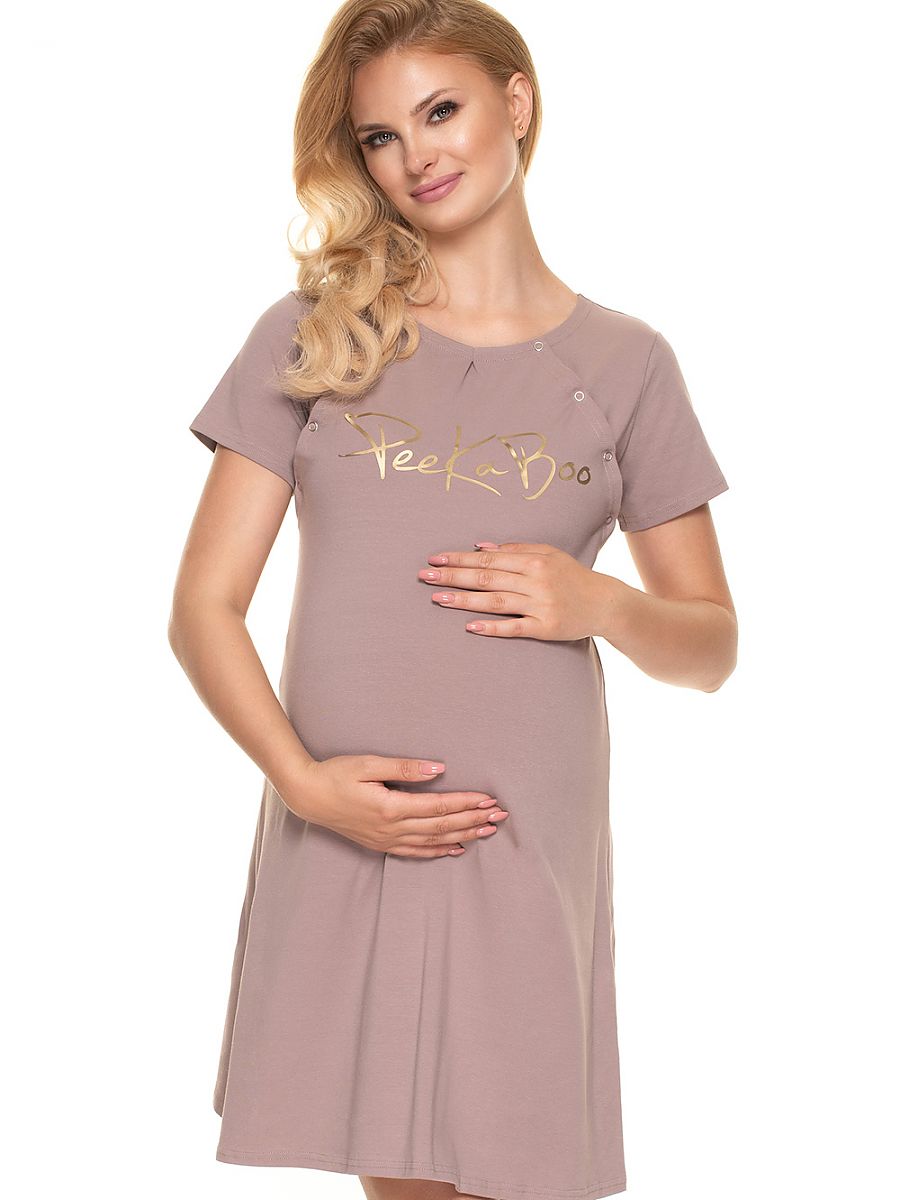  maternity nightgown model 157708 PeeKaBoo 