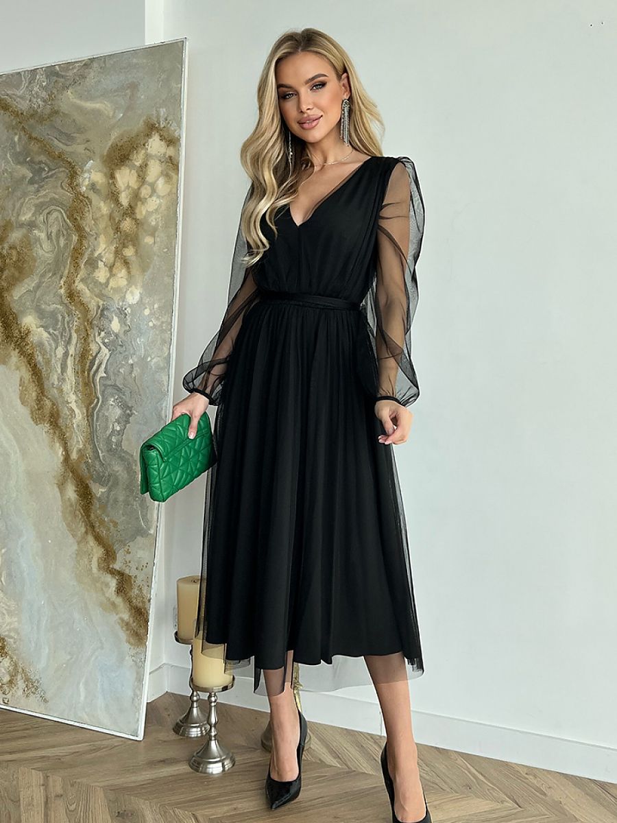  Evening dress model 174038 Bicotone 