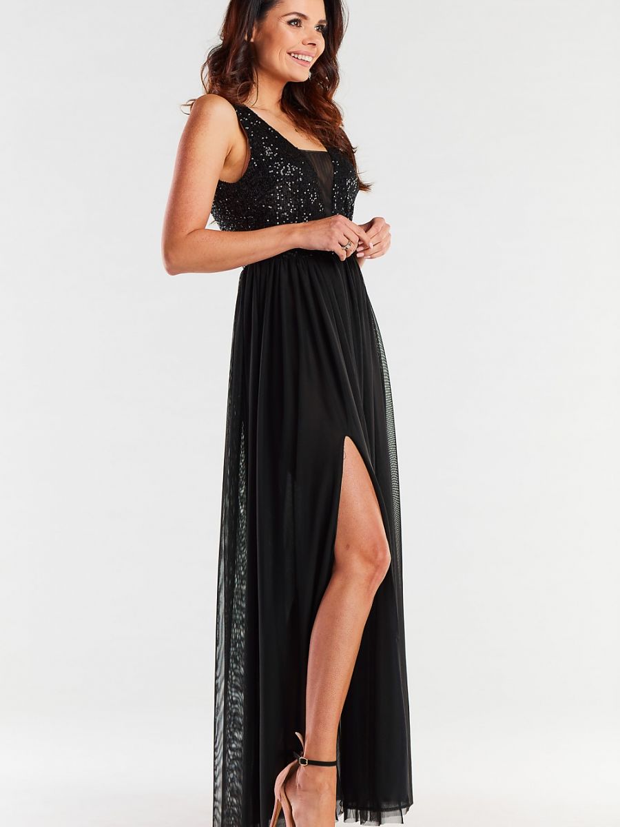  Long dress model 174301 awama 