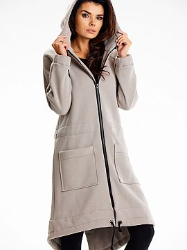 Sweatshirt Infinite You  Our long hoodie is a combination of quality, comfort and style. Made of soft cotton sweatshirt, it guarantees durability and wearing comfort