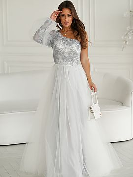 Long dress Bicotone