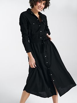 Daydress Nife  The regular cut dress is an excellent choice for women who value comfort and elegance. Made of high-quality materials, such as viscose, line