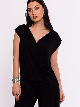 Blouse BeWear  This women\'s blouse is the perfect combination of comfort, elegance and unique design. Made of the highest quality viscose knit fabric, thi