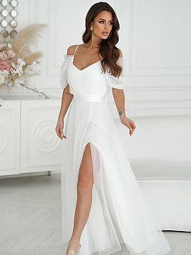 Long dress Bicotone