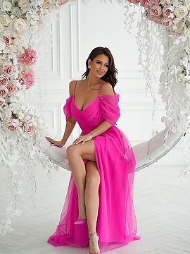 Long dress Bicotone