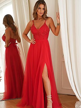 Evening dress Bicotone