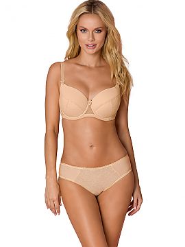 Padded bra Vena  Underwired padded bra with built-up full cups. Model for ladies who prefer highly built-up, full cups surrounding whole breasts. Decorative,