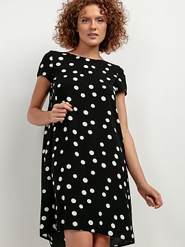 Daydress Tessita  This patterned viscose dress is an ideal choice for women who appreciate style and elegance. Its classic cut makes it suitable for many diff