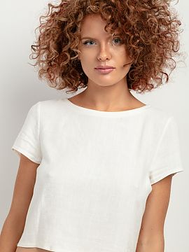 Blouse Tessita  Looking for the perfect clothing for hot days? The T401 linen blouse is the perfect choice! Made of lightweight, breathable material consist