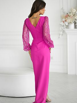 Long dress Bicotone