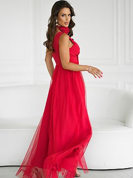 Long dress Bicotone