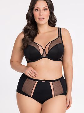 Panties Gorsenia Lingerie  Higher cut, comfortable panties are the perfect combination of elegance and comfort. The panties are made of soft microfiber, which gently a