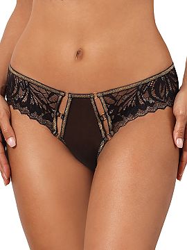 T-backs Axami  Fancy thongs worn in combination with the V-10111 half-corset are an essential element of your wardrobe. They are sewn at the front from bla