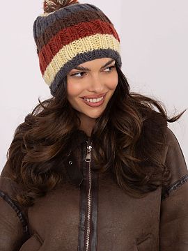 Cap AT  This cute winter beanie is the perfect choice for cold days. Made of soft and warm material, it perfectly protects from the cold for comfort