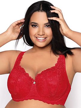 Padded bra Mat  Phenomenal Carmela Big bra. Available in large sizes. Beautifully emphasizes the cleavage, perfectly collects the bust. Thanks to a wide, de