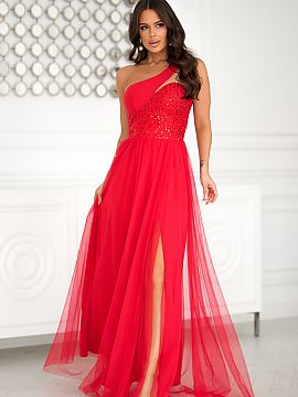 Long dress Bicotone