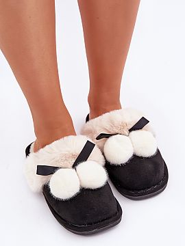 Slippers Step in style  Women\'s slippers with soft fur lining that provide exceptional comfort and warmth during cold days. This model is not only practical, but a