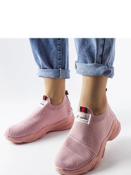 Sport Shoes Solea  Pink slip-on women\'s sports shoes Greco are the perfect footwear for summer. The sizing is standard, so we recommend choosing your usual si